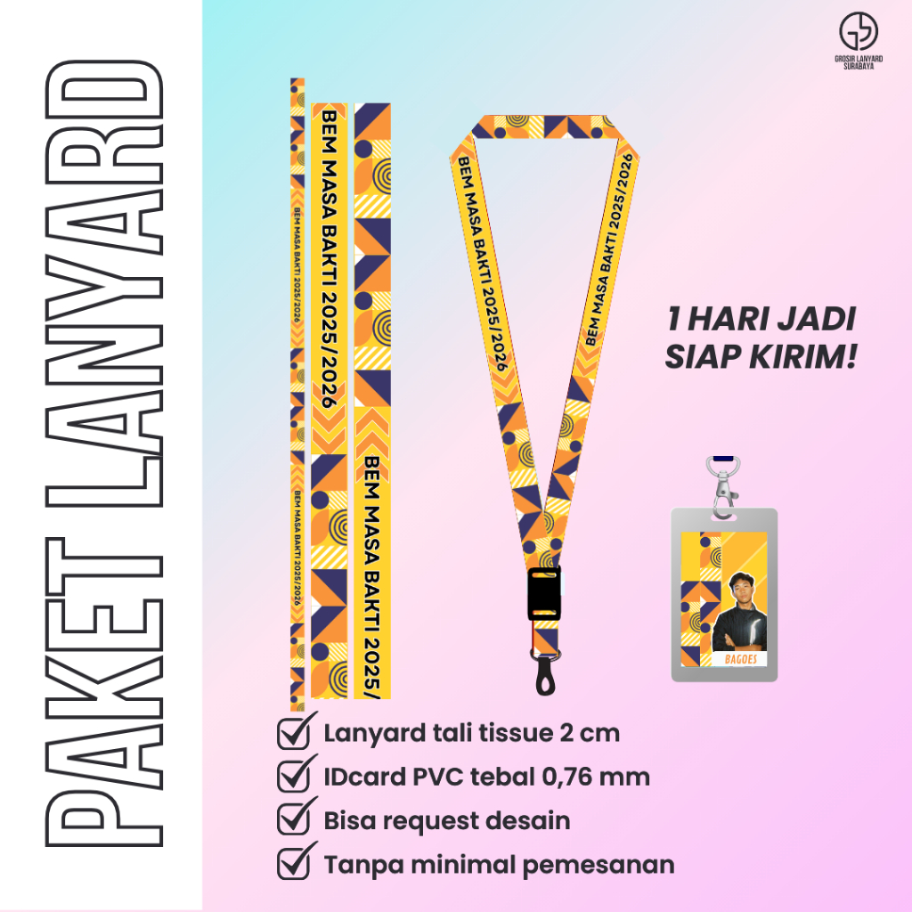 

LANYARD ID CARD BEM REQUEST TERMURAH
