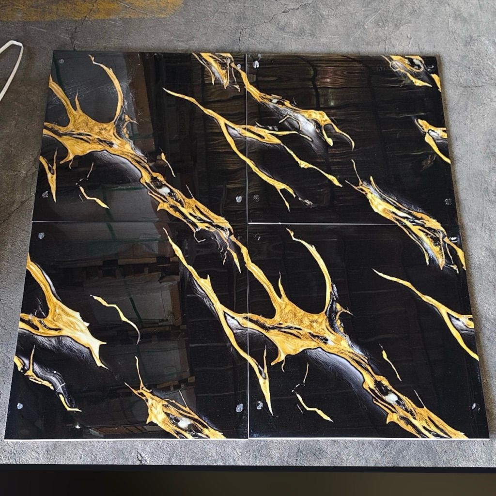 granit 60x60 Arna Cannisa Black Gold | Glossy