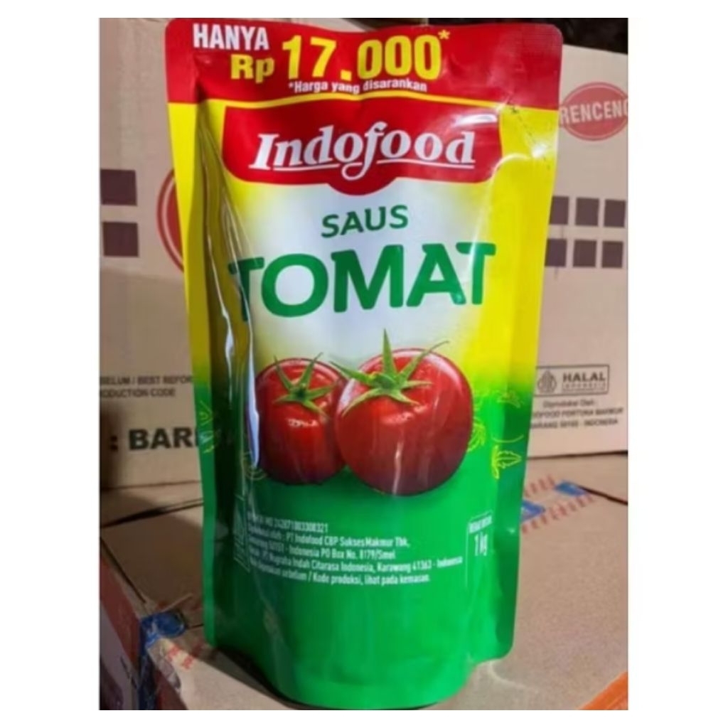 

indofood saos Tomat kemasan 1kg