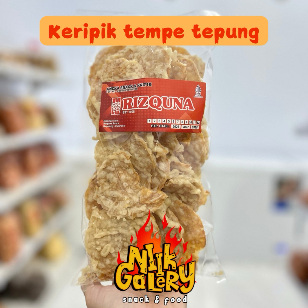 

Keripik tempe tepung 250gr