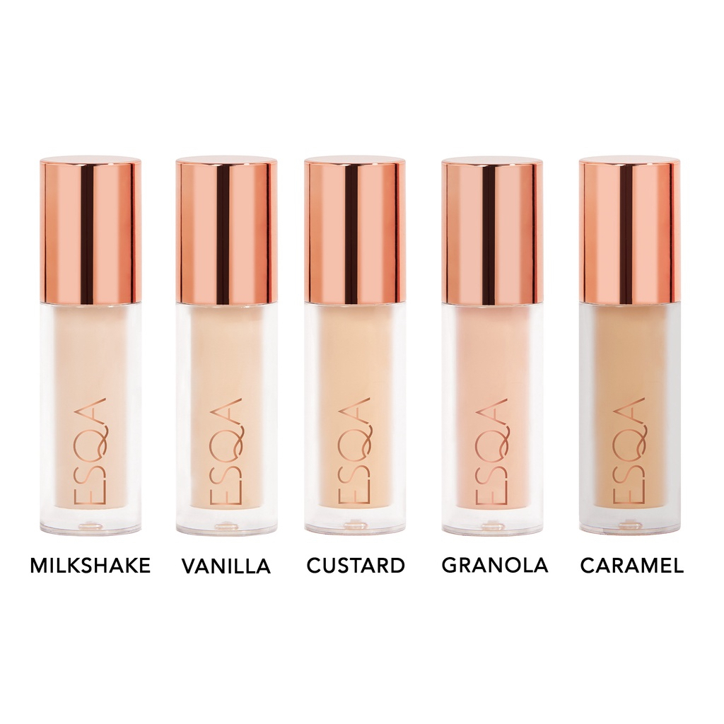 ESQA - Flawless Liquid Concealer (MINI) [Caramel, Custard, Granola, Vanilla]