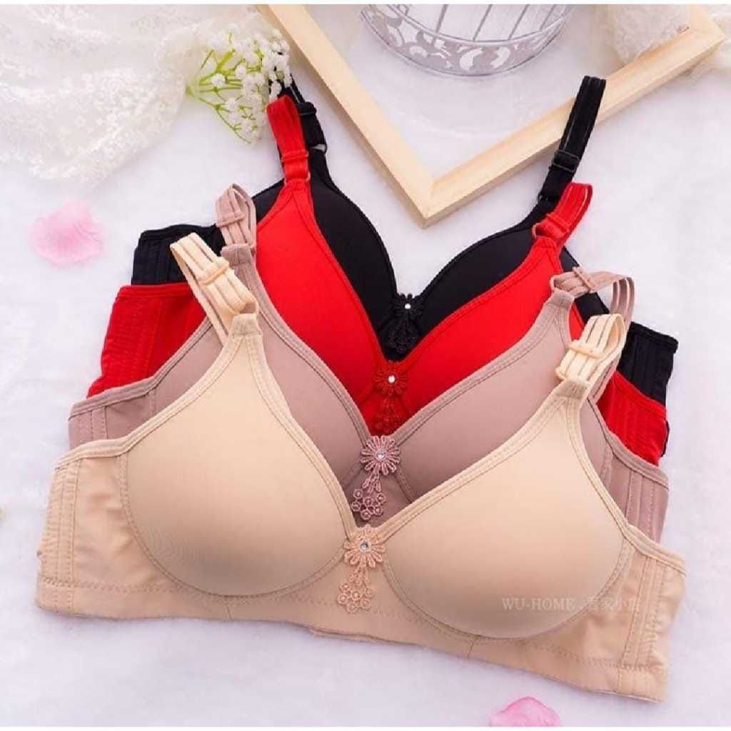GROSIR BRA RENDA IMPORT 3 KAIT BAHAN KATUN