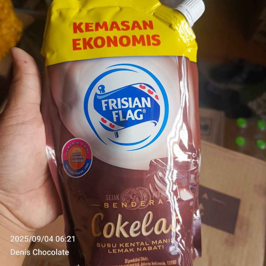 

Susu kental Manis Frisian Flag coklat 545gr