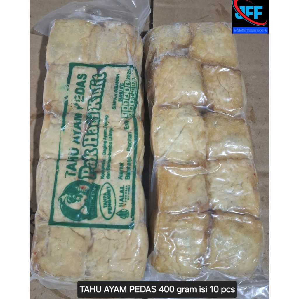 

TAHU AYAM PEDAS 400GR / pak hadi kuit
