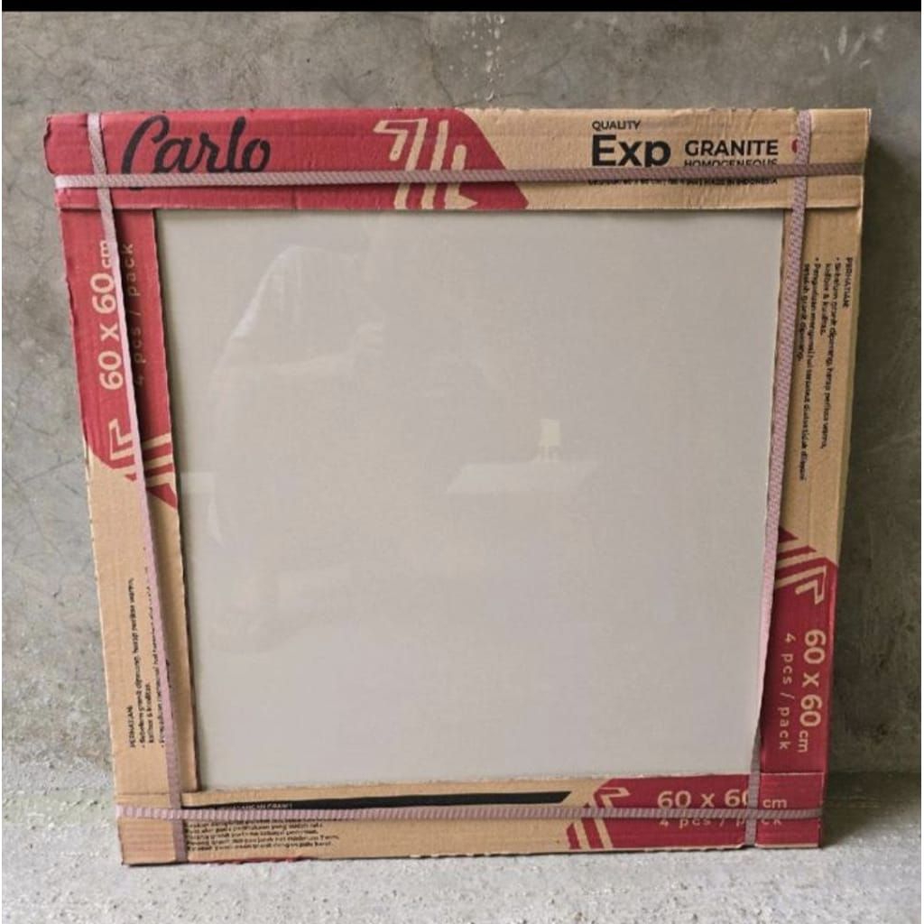 granit lantai 60x60 cream polos