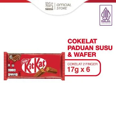 

nestle KITKAT Wafer coklat 2F (6x17gr)
