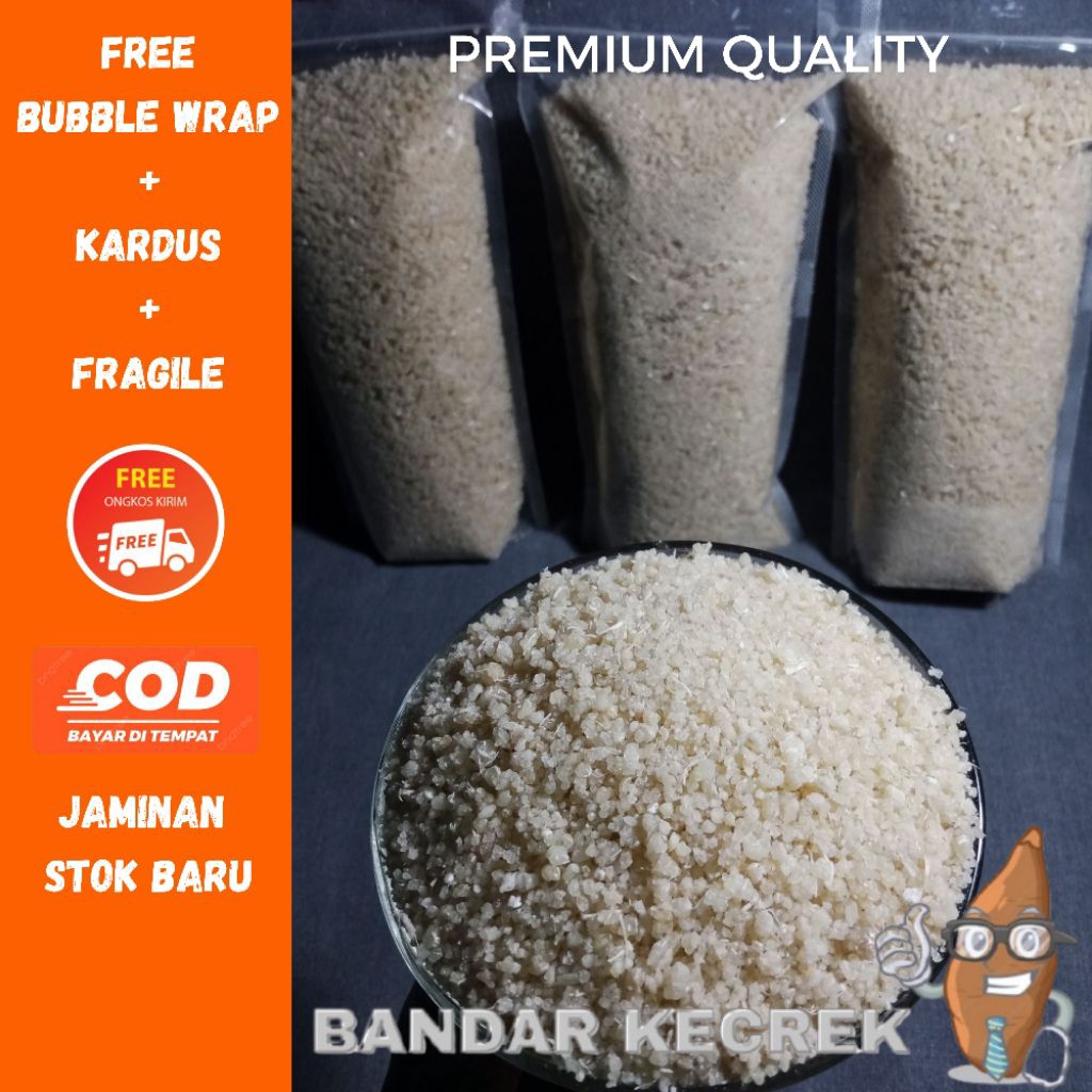 

OYEK | TIWUL PUTIH | KECREK | 1Kg | Beras Singkong Instan Berkualitas