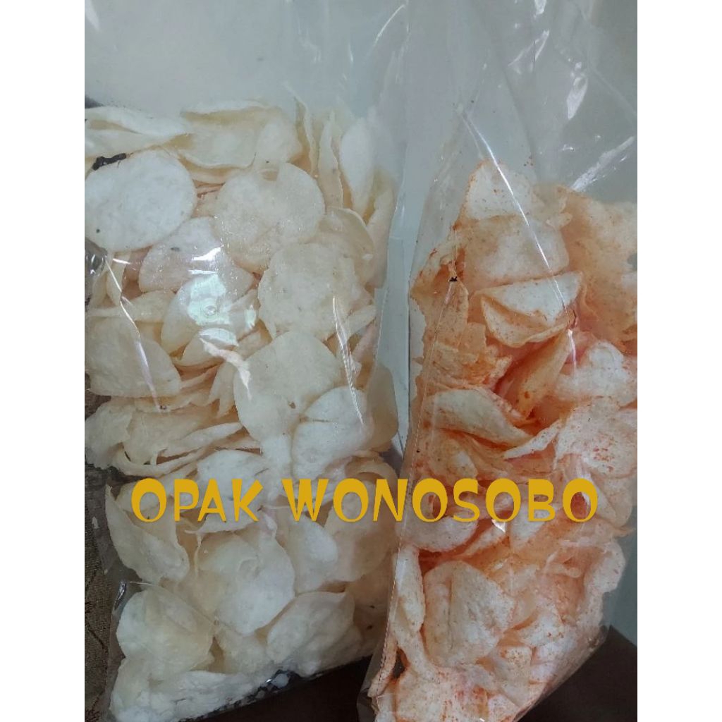 

Opak koin opak singkong sudah digoreng.