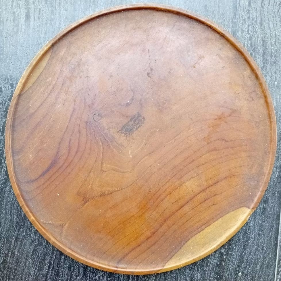 Nampan Kayu Jati Rustic Dekorasi Meja