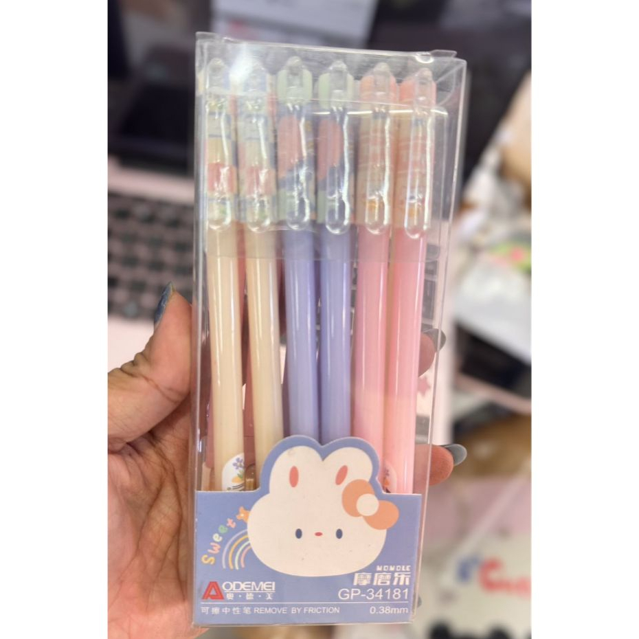 

12 Pcs Pulpen Gel Fancy -Pulpen Gel Hapus