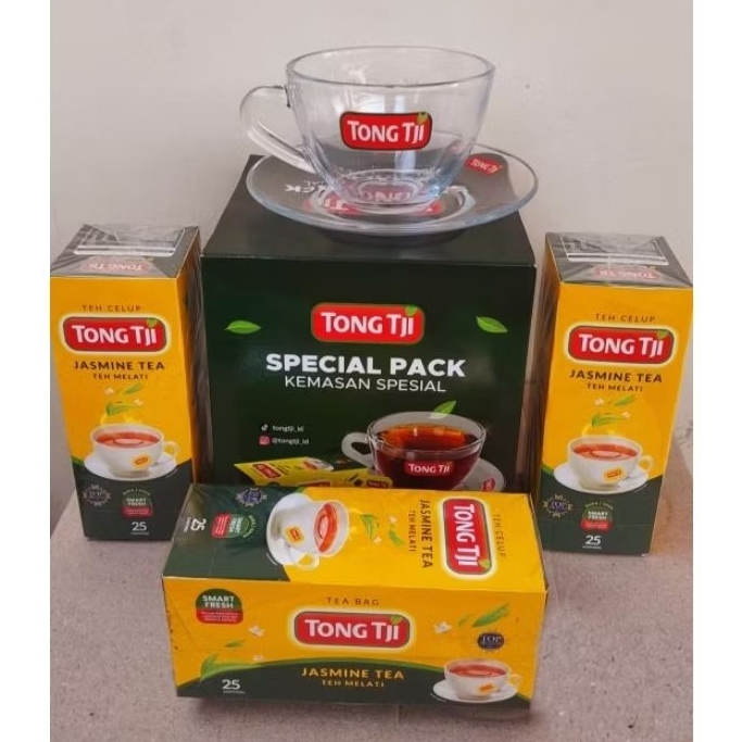

TEH TONGJI SPECIAL KEMAS , 3 BOK + CANGKIR + TATAKAN