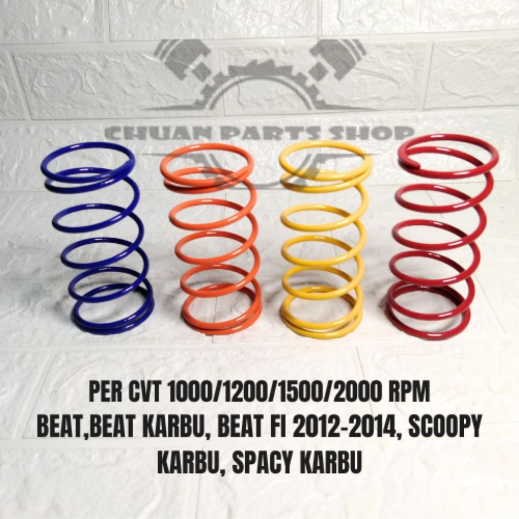 PER CVT 1000/1200/1500/2000 RPM BEAT BEAT KARBU BEAT FI 2012-2014 SCOOPY KARBU SPACY KARBU