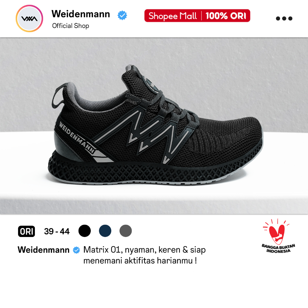 Weidenmann Matrix 01 Sepatu Sneakers Upper Flyknit