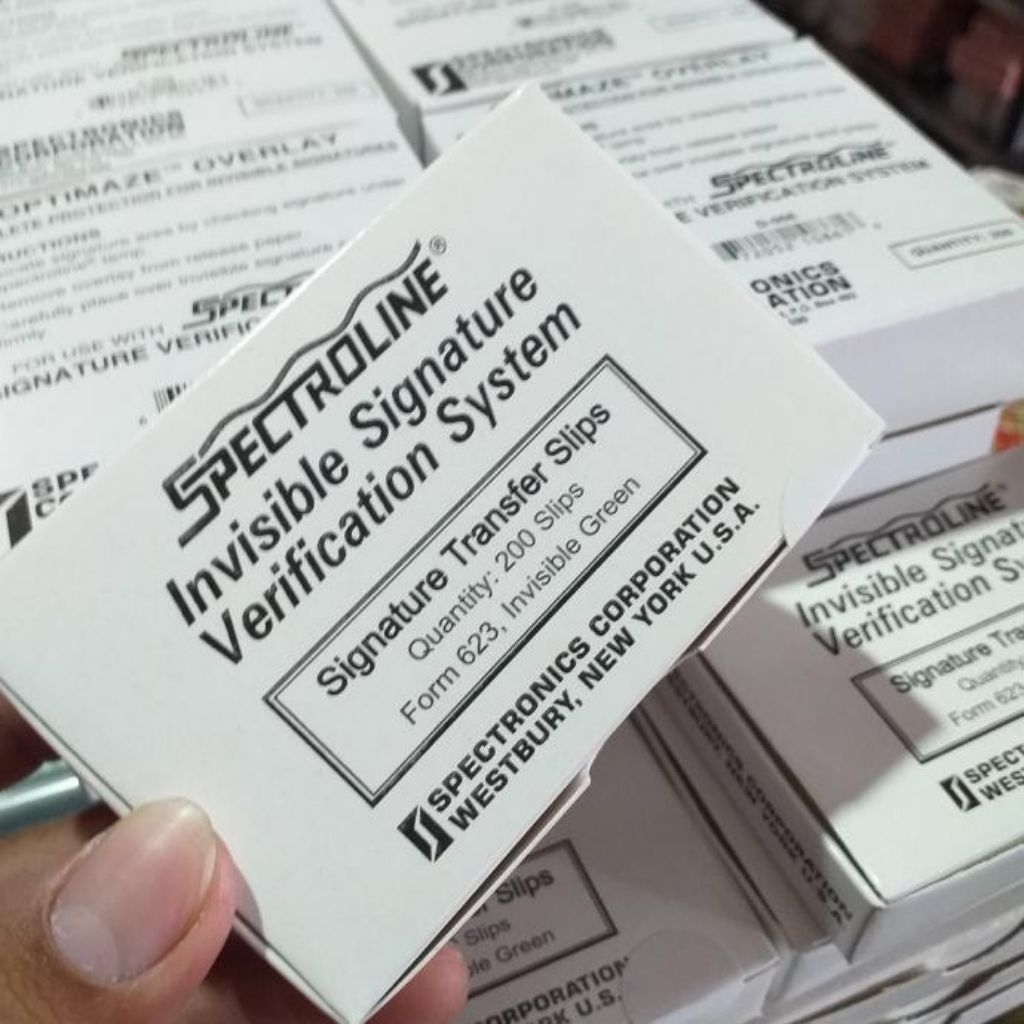 

Spectroline Invisible Signature