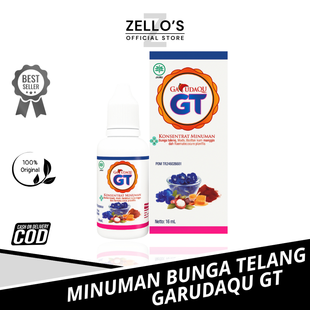 Garudaqu GT Konsentrat Bunga Telang Tetes 15 ml-MINUMAN HERBAL