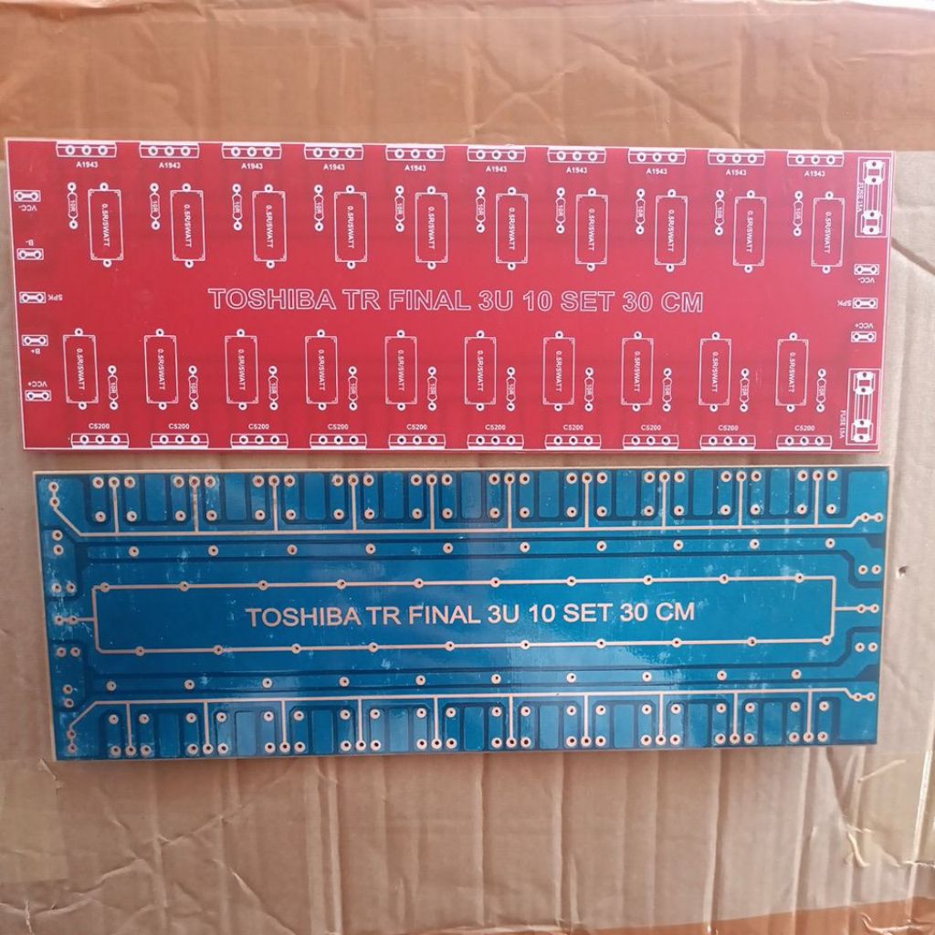 Pcb tr final 3U 10set Toshiba bahan pertinak kualitas bagus pcb transfer final toshiba