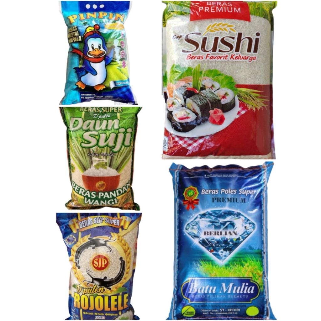 

BERAS PREMIUM DAN MEDIUM 5KG DAN 3KG