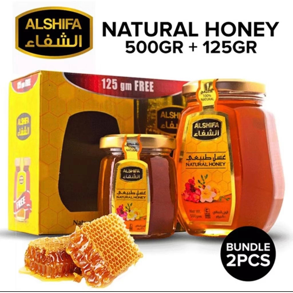 Madu Al Shifa Paket - Paket Madu Al shifa - Madu Al Shifa 500 gram dan 125 gram