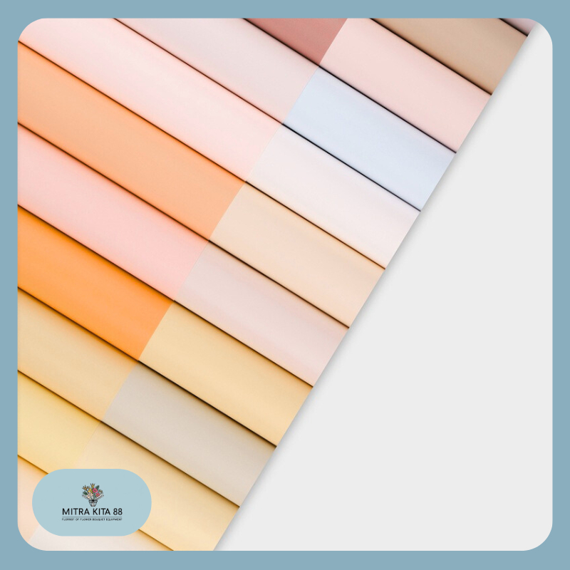 

20 Lembar Kertas Flower Wrapping Bi Color Cellophane Ecer Kertas Buket Bunga Hand Bouquet KB075