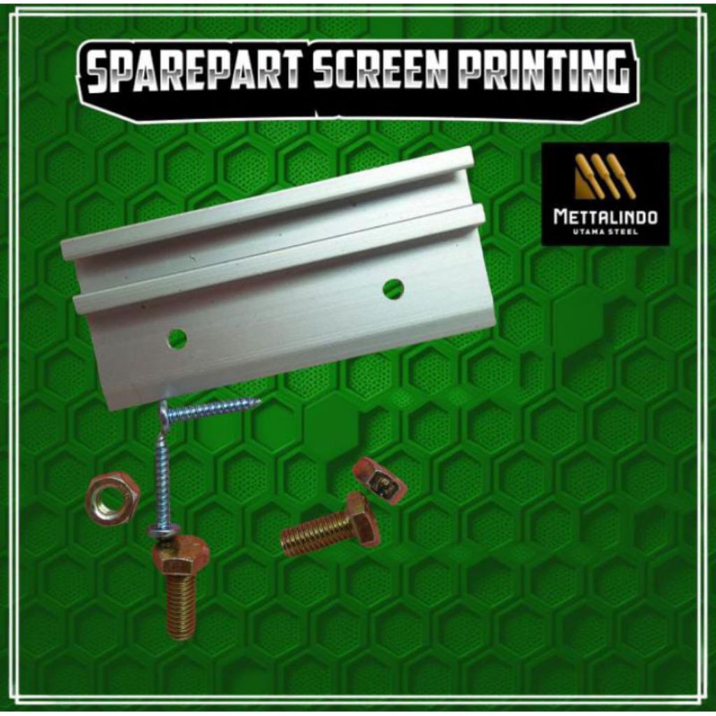 Rel rell 10 cm alum aluminium alumunium screen stoper stopper knok knock meja sablon thailand rotary