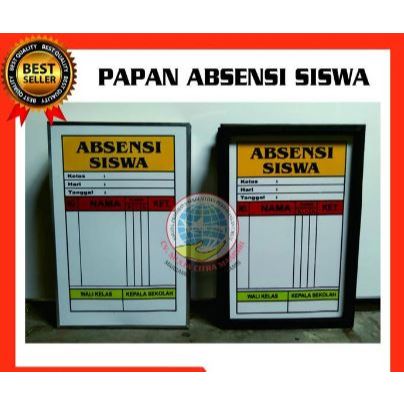 

Papan Absensi Siswa Ukuran 40x60cm | Papan Absen Kela