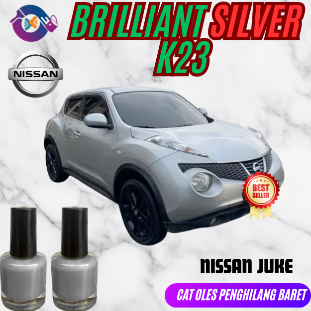 Nissan Cat Oles Briliant Silver Metalic K23 untuk Nissan Juke March Grand Livina Xtrail Serena X Tra