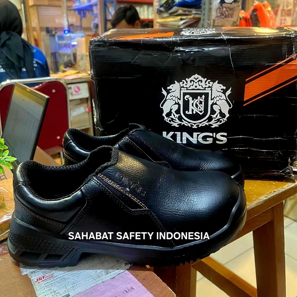 Sepatu Safety KING'S KWD 207 X By Honeywell Black ORIGINAL / Safety Shoes KING'S KWD 207 X Murah