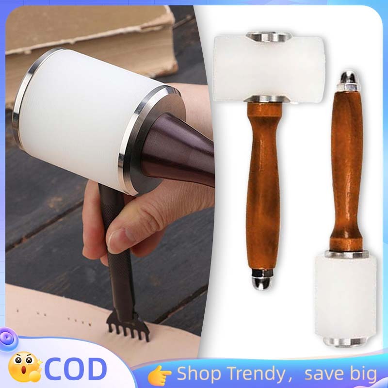 Nylon Hammer Planishing Hammer Sliding Hammer Palu Karet Palu Karet Kecil Hammer Leather