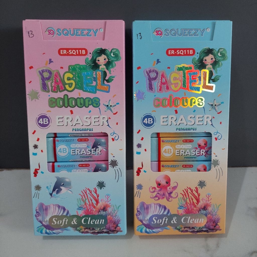 

Penghapus warna-warni squeezy