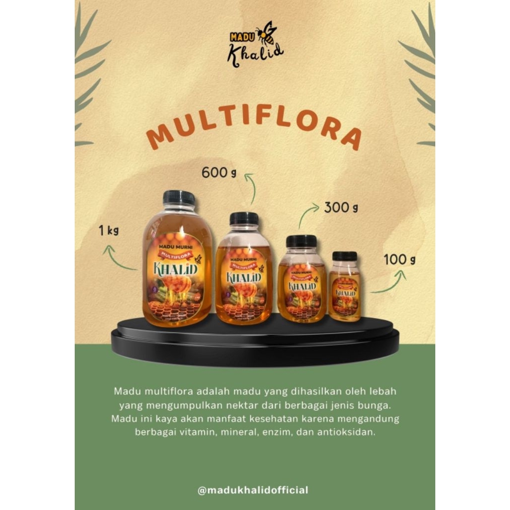 

madu khalid madu asli madu Raw murni 100% tanpa campuran alami sehat multiflora akasia carpa