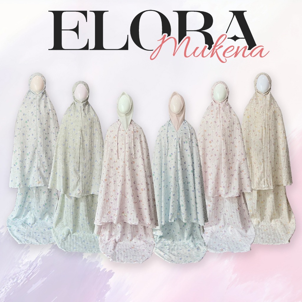 Ibrakids Mukena Anak Perempuan 2in1 Resleting Mukenah Tanggun Remaja Warna Pastel Motif