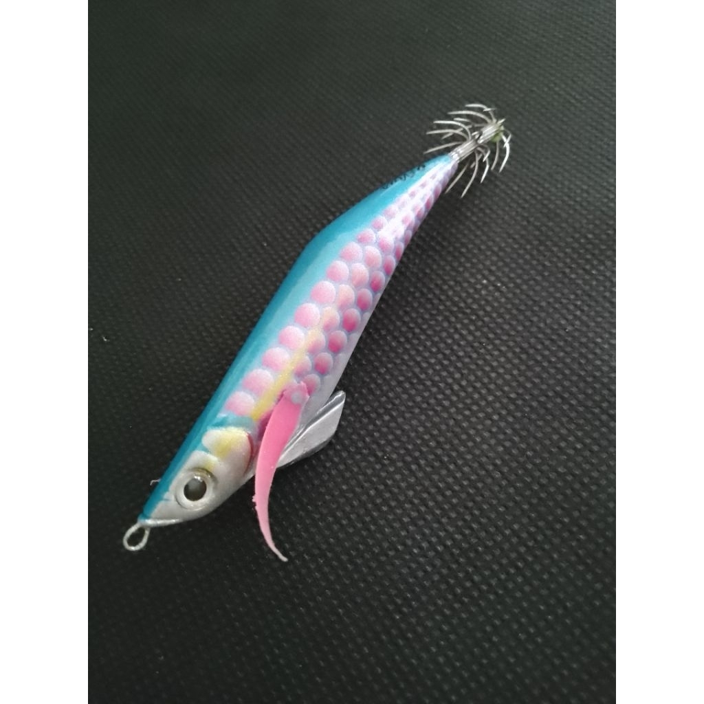 egi handmade/ squid jig/ capela/ umpan cumi. e-nus pisang biru