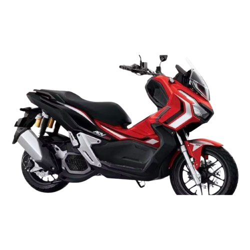 Striping Stiker ADV 150 2019 Hitam Merah – Full Body Variasi Motor Honda