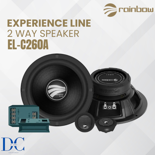 Speaker 2-Way Component Mobil - Speaker Rainbow EL-C260 - 2-Way Component Set Speaker - Audio Mobil 