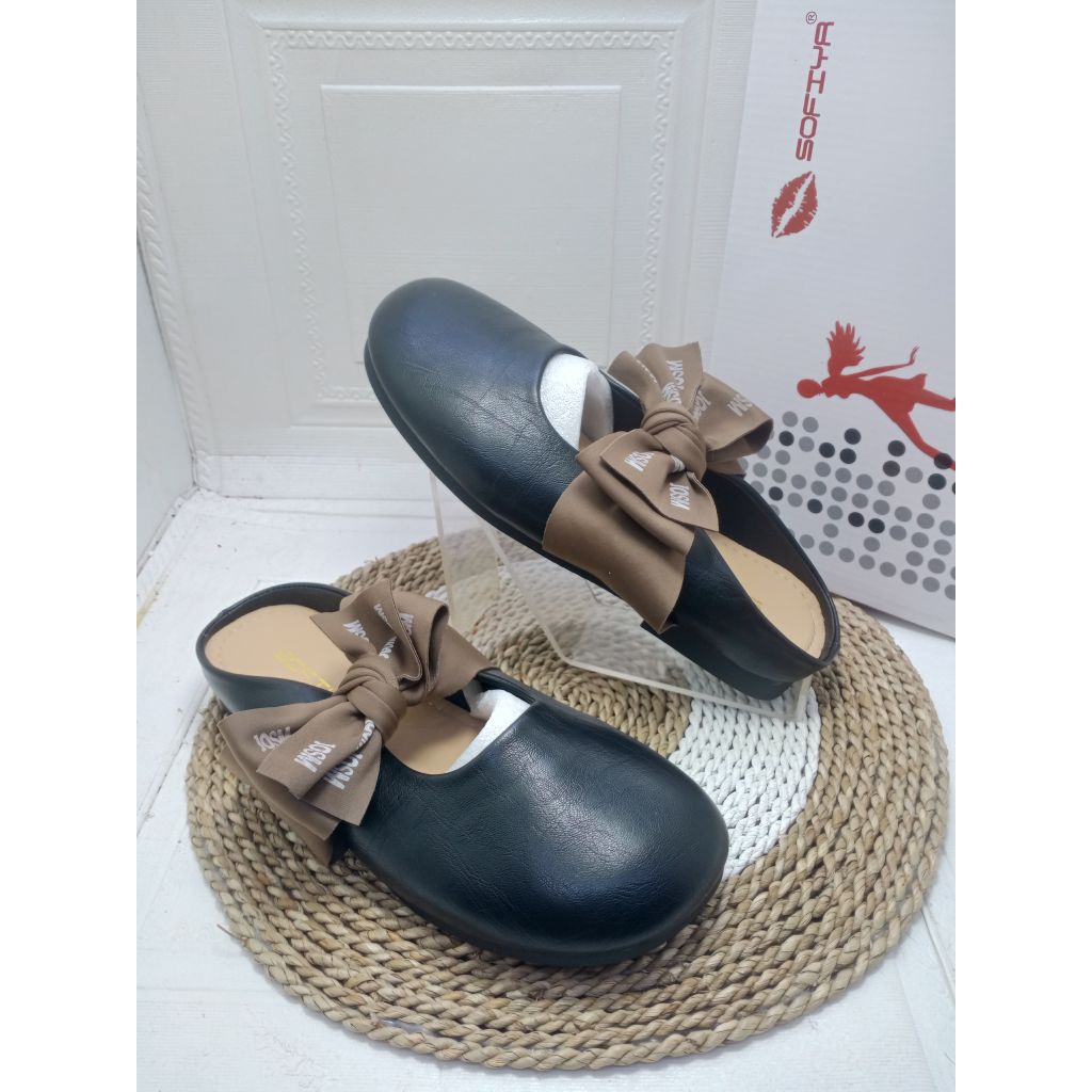 sandal bustong import wanita sofiya 9083-1