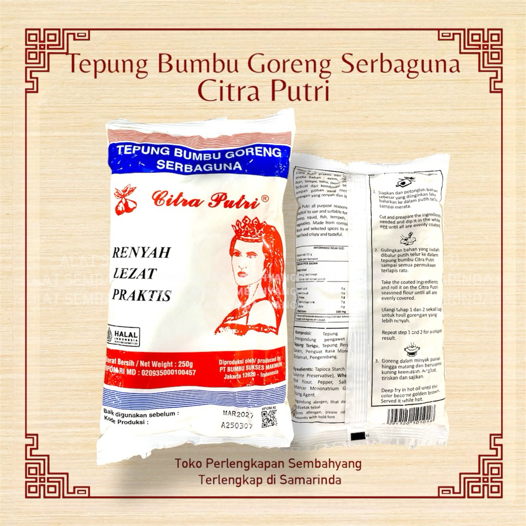 

Tepung Bumbu Citra Putri 250 gram - HALAL