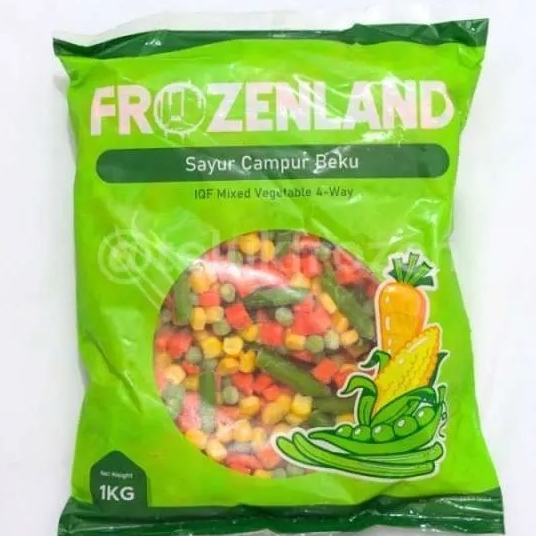 

Frozenland Sayuran Mix / Mixed vegetables 1kg 4 ways