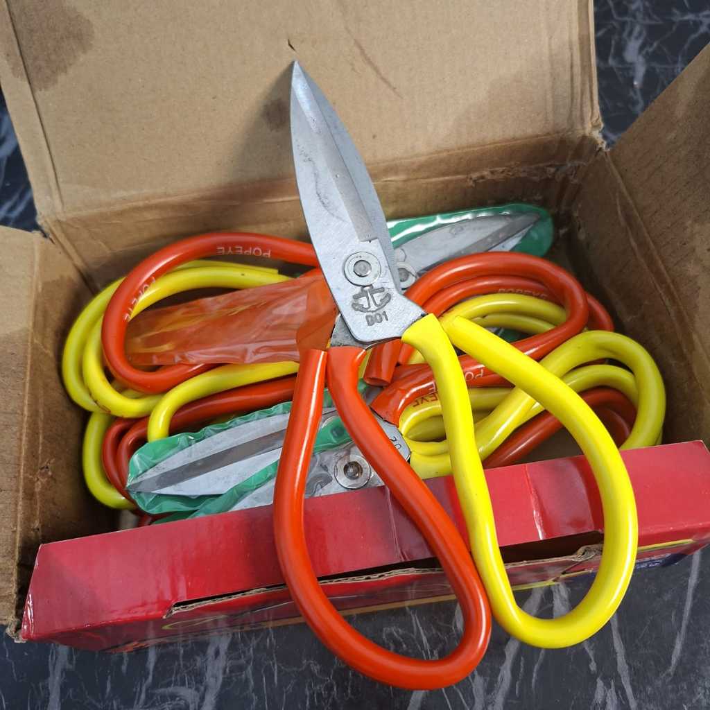 

Gunting Kodok POPEYE – Gunting Kain / Kulit Jahit Serbaguna 23cm