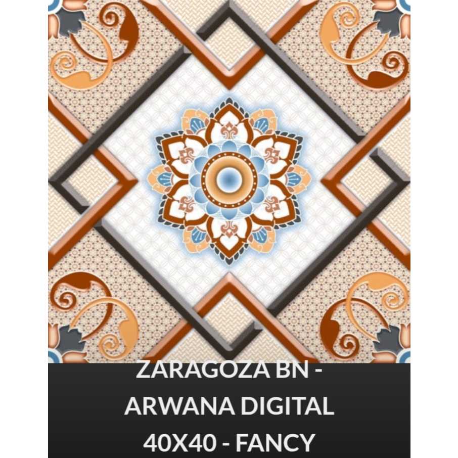 KERAMIK MERK ARWANA UK 40X40CM GRADE A TIPE ZARAGOZA BEIGE DAN ZARAGOZA GREY UNTUK DINDING ATAU LANT