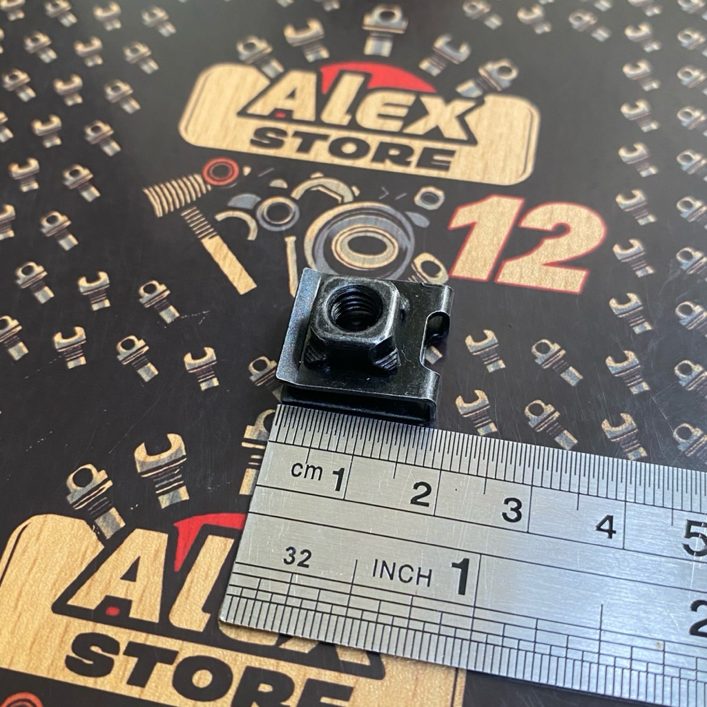 KLIP M 6 DRAT BAUT 10/CLIP NUT BAUT 10/NUT CLIP DRAT BAUT 10/KLIP M 6 LUBANG DRAT BAUT 10