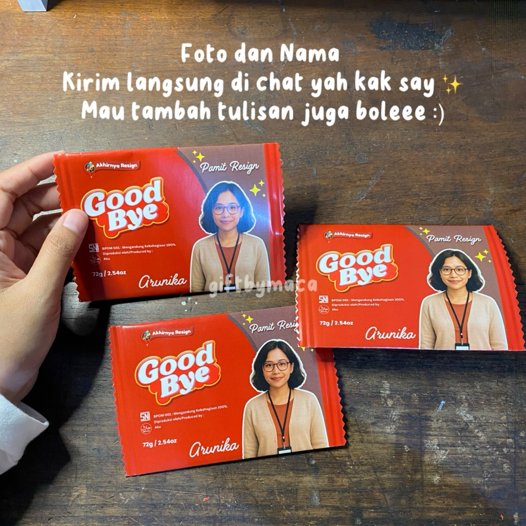 Giftbymaca | Hanya Kertasnya Saja | Mini Gift Resign | Kado Perpisahan | Souvenir Perpisahan