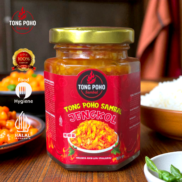 

Sambal Jengkol Pedas Premium 125gr – Tong Poho Sambal HALAL PIRT