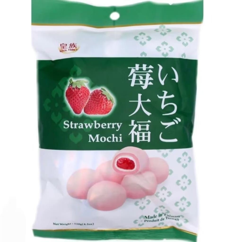 

Royal family strawberry mochi