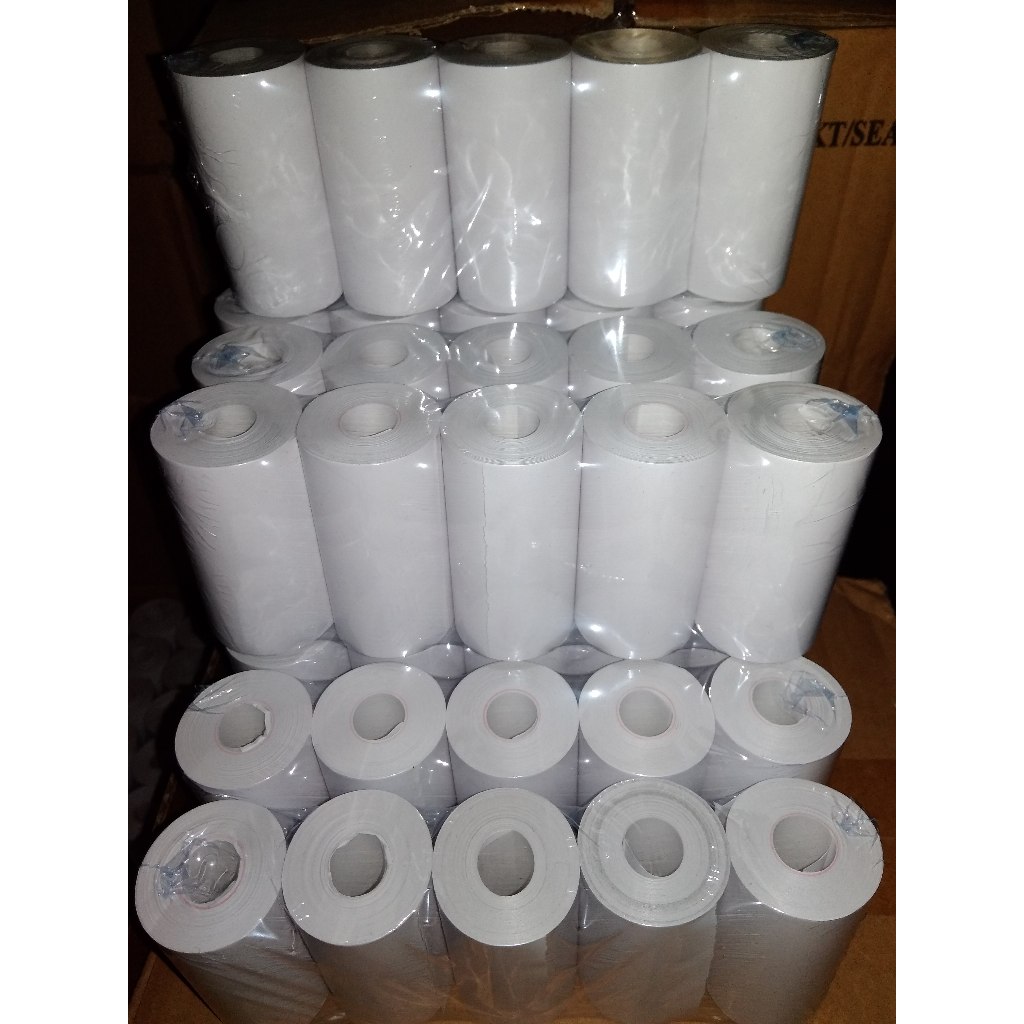 

Coreless thermal paper / Kertas cetak tanpa tinta 57 X 30 mm isi 5