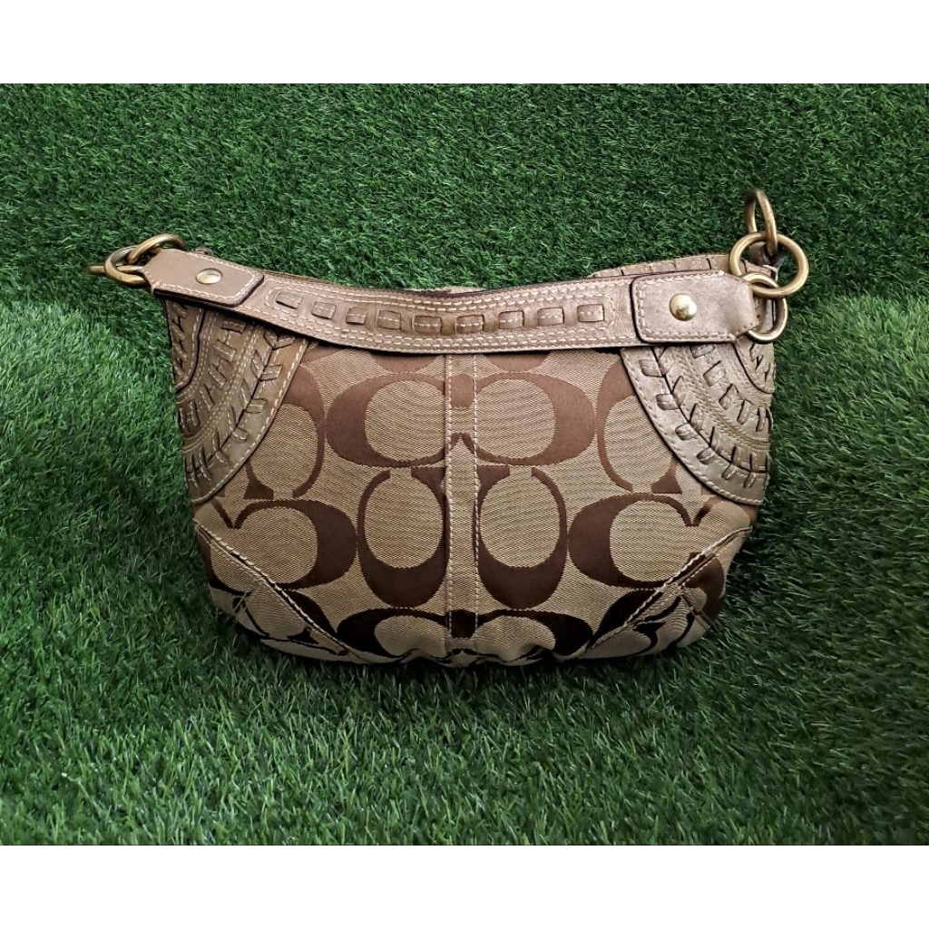Tas Wanita Kanvas Coklat Coc Rare Seken