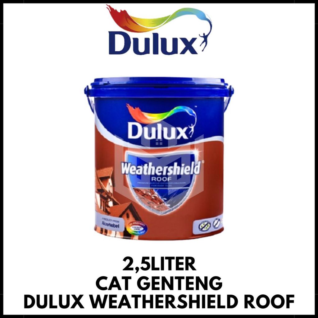 Cat Genteng Dulux Weathershield Roof / Dulux Roof 2.5L premium