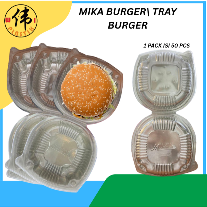 Mika Burger / Tray burger / Tempat burger