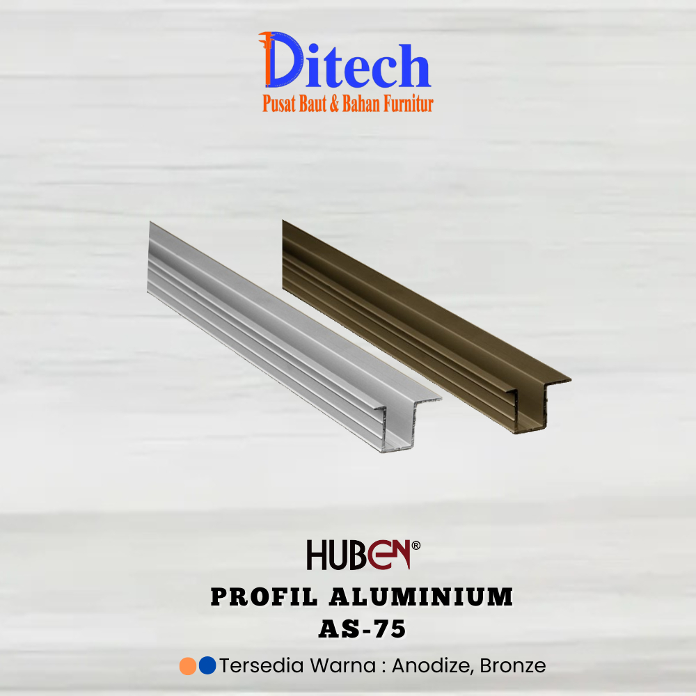 ☑️Profil Aluminium AS-75/ Profil Handle Aluminium