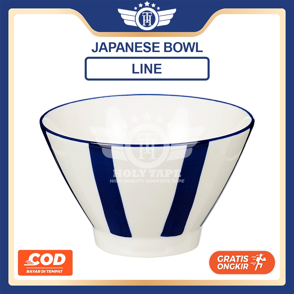 MANGKOK JEPANG MENGKUK SUP PORSELEN PREMIUM