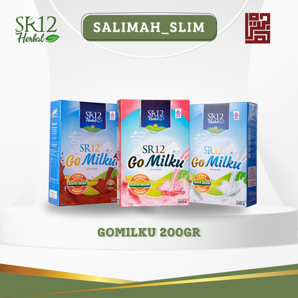 

GOMILKU SR12 / SUSU KAMBING ETAWA SR12 200 GRAM